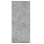 Betonszürke szerelt fa magasszekrény 80 x 35 x 180 cm 3