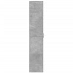 Betonszürke szerelt fa magasszekrény 80 x 35 x 180 cm 4