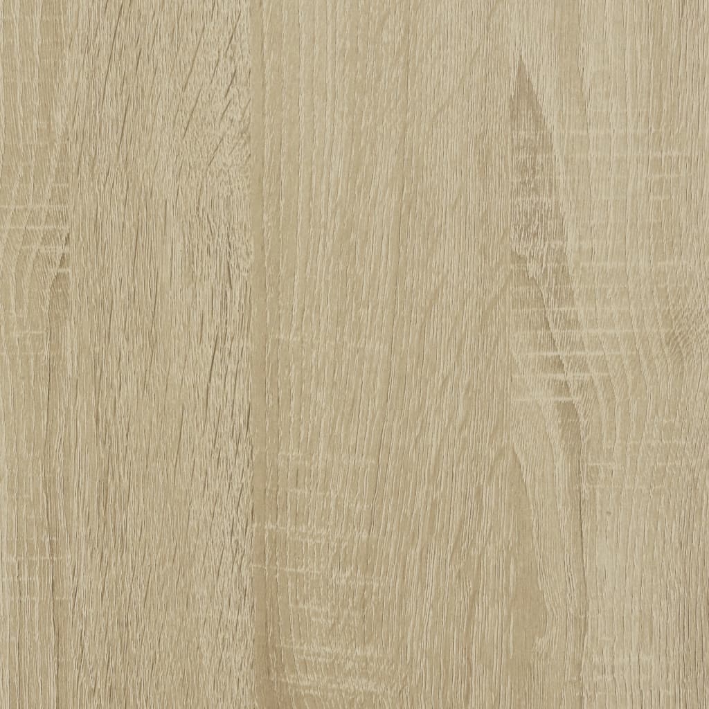 Sonoma tölgyszínű szerelt fa ágykeret 90 x 190 cm 9
