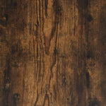 Füstös tölgy színű szerelt fa ágykeret fiókokkal 90 x 190 cm 9