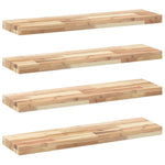 4 db kezeletlen tömör akácfa függőpolc 100 x 20 x 4 cm 2