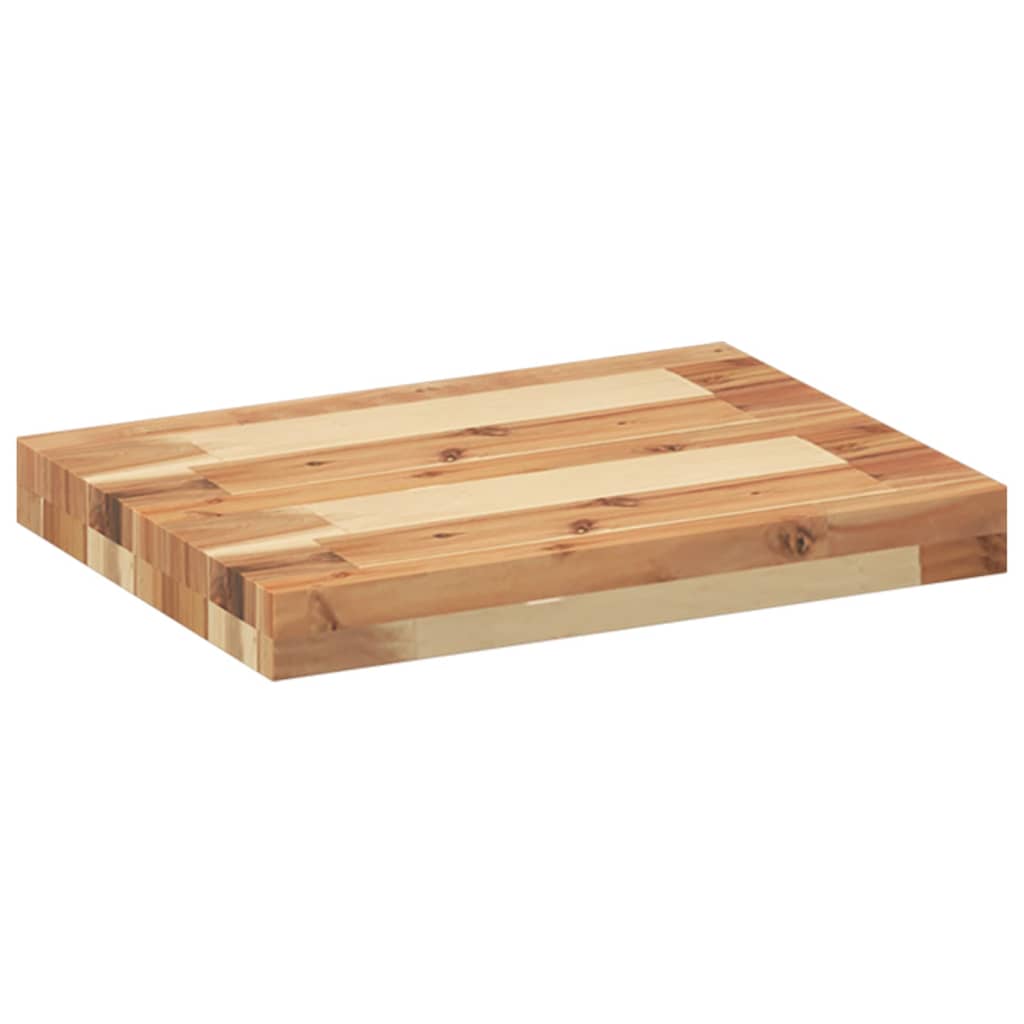 4 db olajbevonatú tömör akácfa függőpolc 60 x 20 x 4 cm 6