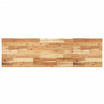 4 db olajbevonatú tömör akácfa függőpolc 140 x 40 x 4 cm 7