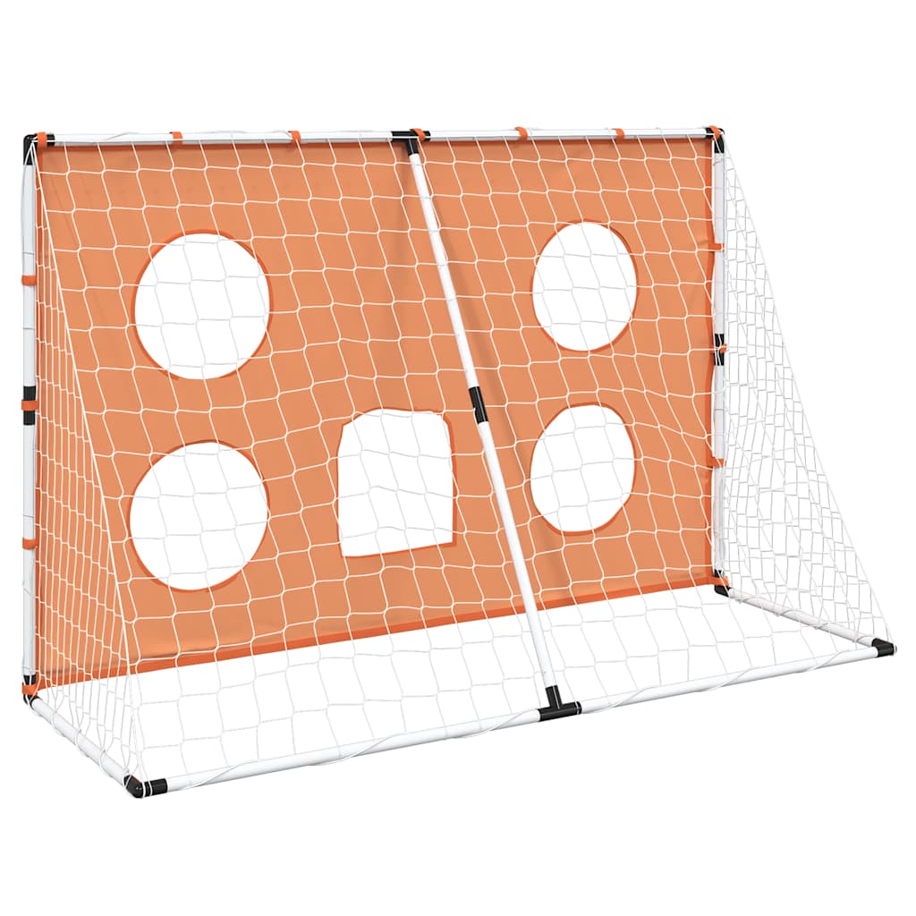 Gyerekfocikapu célzószőnyeggel és labdával 182 x 62 x 118 cm 7