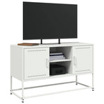 Fehér acél TV-szekrény 100,5x39x60,5 cm 4