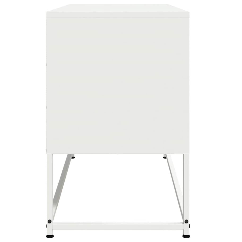 Fehér acél TV-szekrény 100,5x39x60,5 cm 7