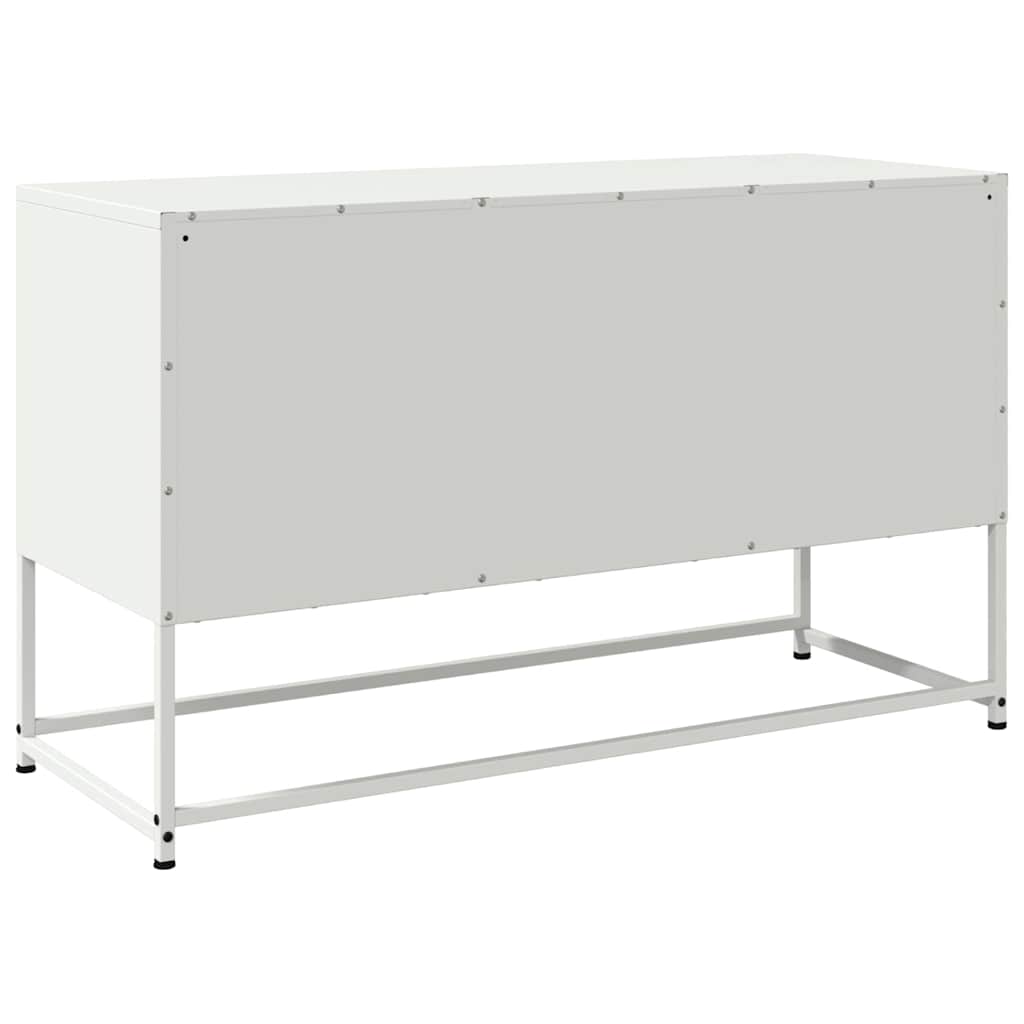 Fehér acél TV-szekrény 100,5x39x60,5 cm 8