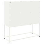 Fehér acél magasszekrény 100,5 x 39 x 107 cm 8