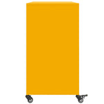 Mustársárga acél tálalószekrény 100,5 x 39 x 72 cm 7