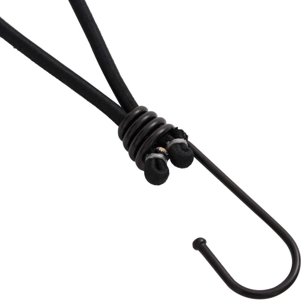 25 db bungeekötél kampókkal 17 cm 3