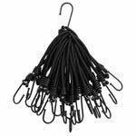 50 db bungeekötél kampókkal 17 cm 3