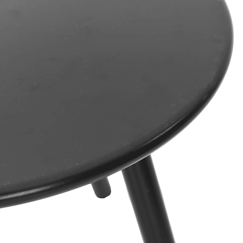 3 db fekete és világosszürke polyrattan kerti szék szett 10