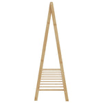 Bambusz ruhaállvány polcokkal 106 x 34 x 102 cm 5