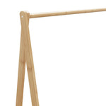 Bambusz ruhaállvány polcokkal 106 x 34 x 102 cm 7