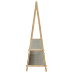 Bambusz ruhaállvány polcokkal 132 x 45,5 x 150,5 cm 5
