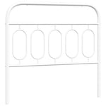 Fehér fém csere fejtámla 107 cm 2