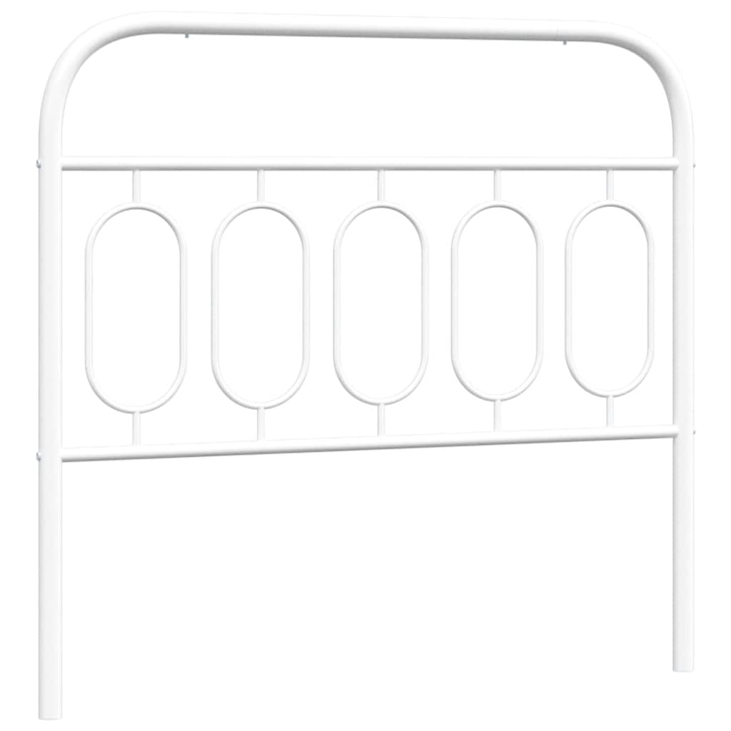 Fehér fém csere fejtámla 107 cm 2