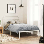 Fehér fém csere fejtámla 107 cm 3