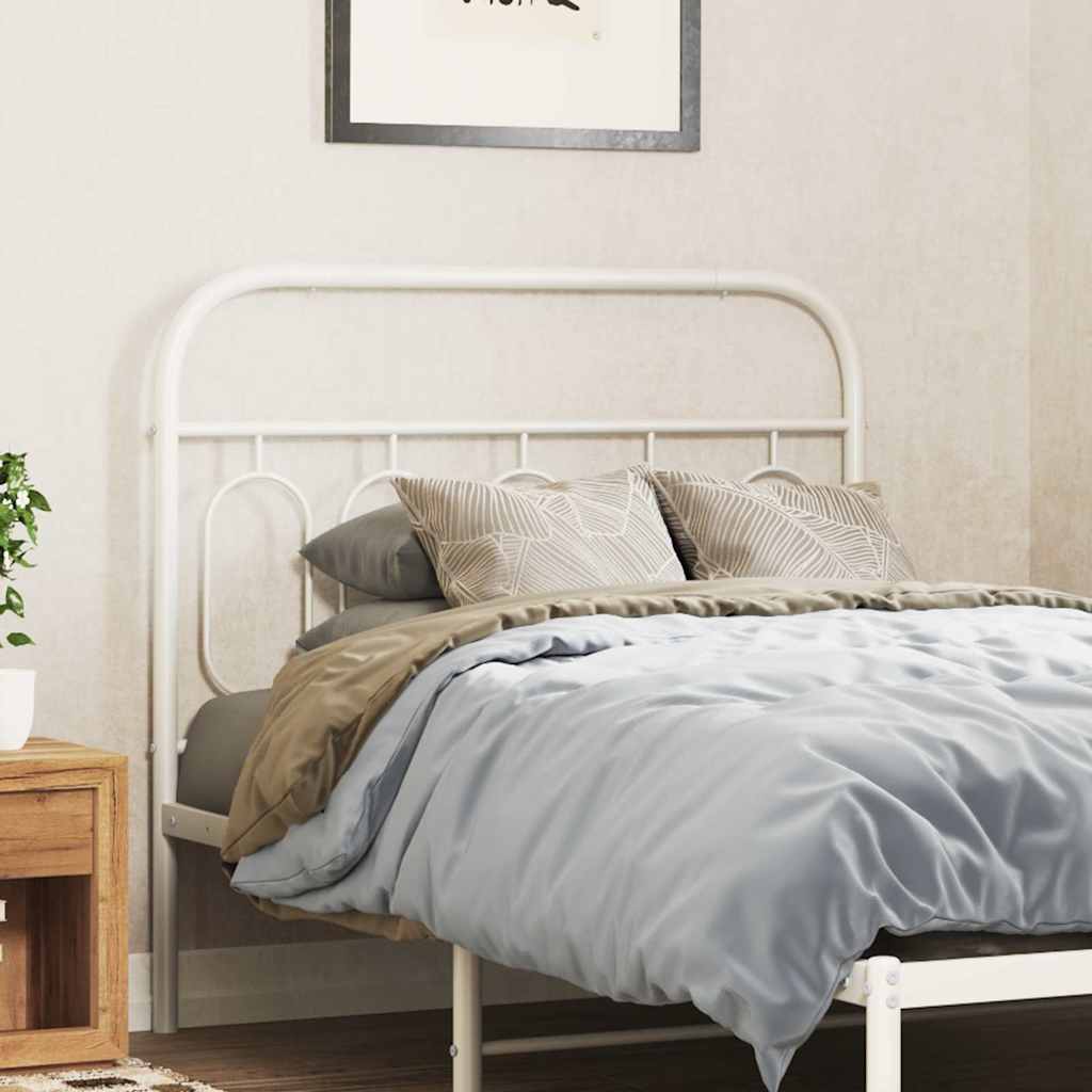 Fehér fém csere fejtámla 107 cm