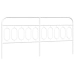 Fehér fém csere fejtámla 200 cm 2
