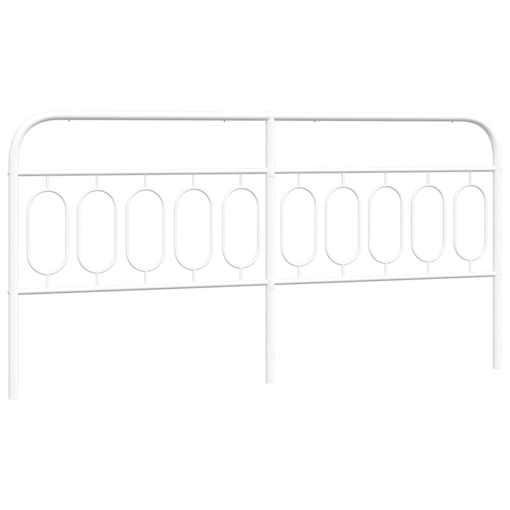 Fehér fém csere fejtámla 200 cm 2