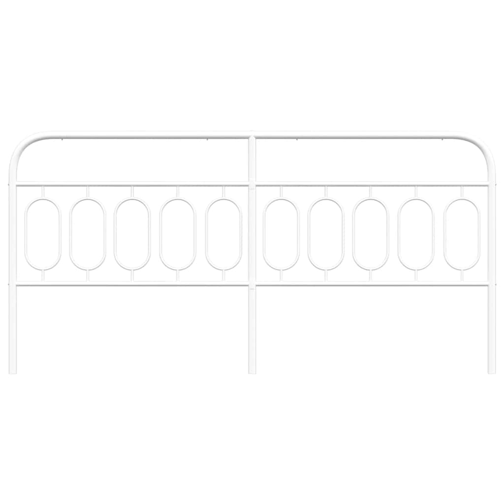 Fehér fém csere fejtámla 200 cm 4