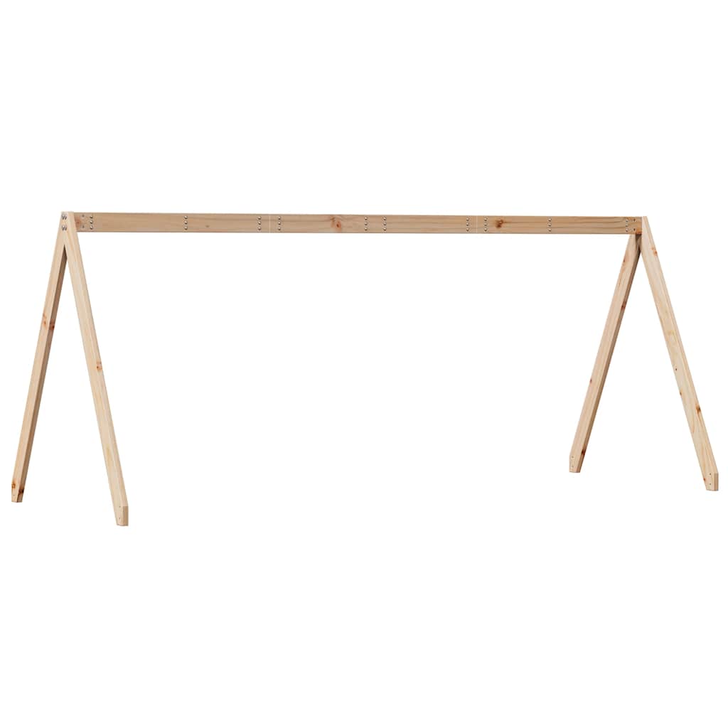 Tömör fenyőfa gyerekágytető 199 x 80,5 x 88 cm 6