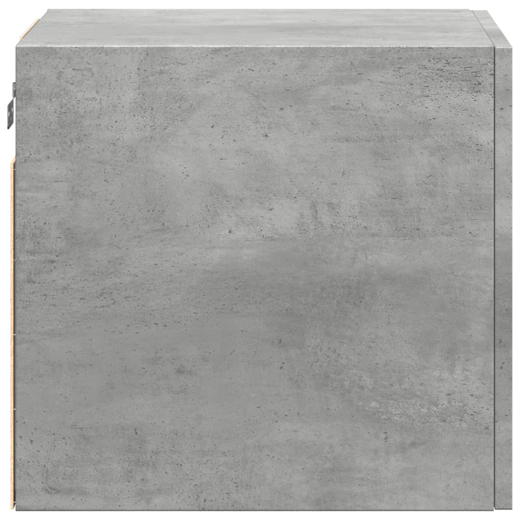 Betonszürke szerelt fa faliszekrény 40 x 42,5 x 40 cm 5