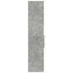 Betonszürke szerelt fa magasszekrény 30 x 42,5 x 185 cm 5