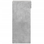 Betonszürke szerelt fa tálalószekrény 45 x 42,5 x 93 cm 5