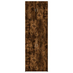 Füstös tölgy színű szerelt fa magasszekrény 80 x 42,5 x 249 cm 5