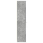 Betonszürke szerelt fa magasszekrény 70 x 42,5 x 185 cm 5
