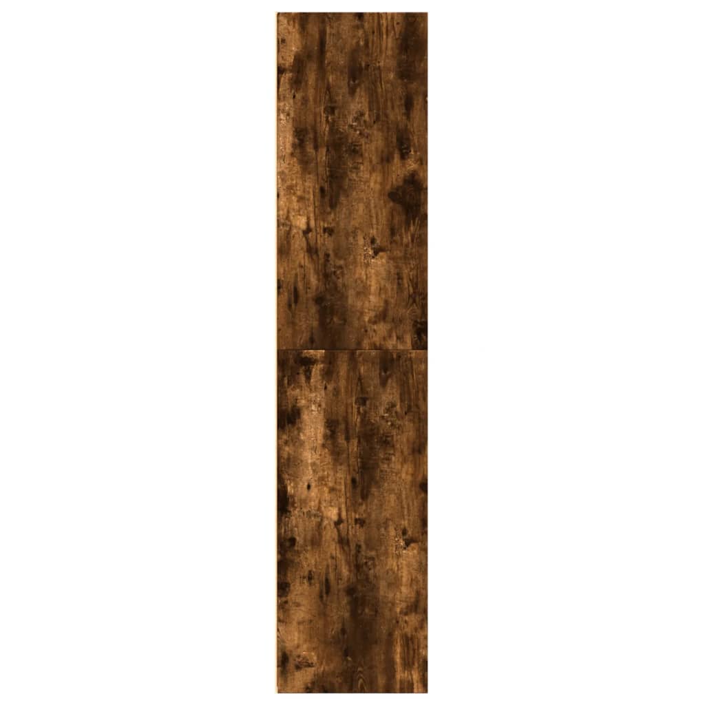Füstös tölgy színű szerelt fa magasszekrény 70 x 41 x 185 cm 5