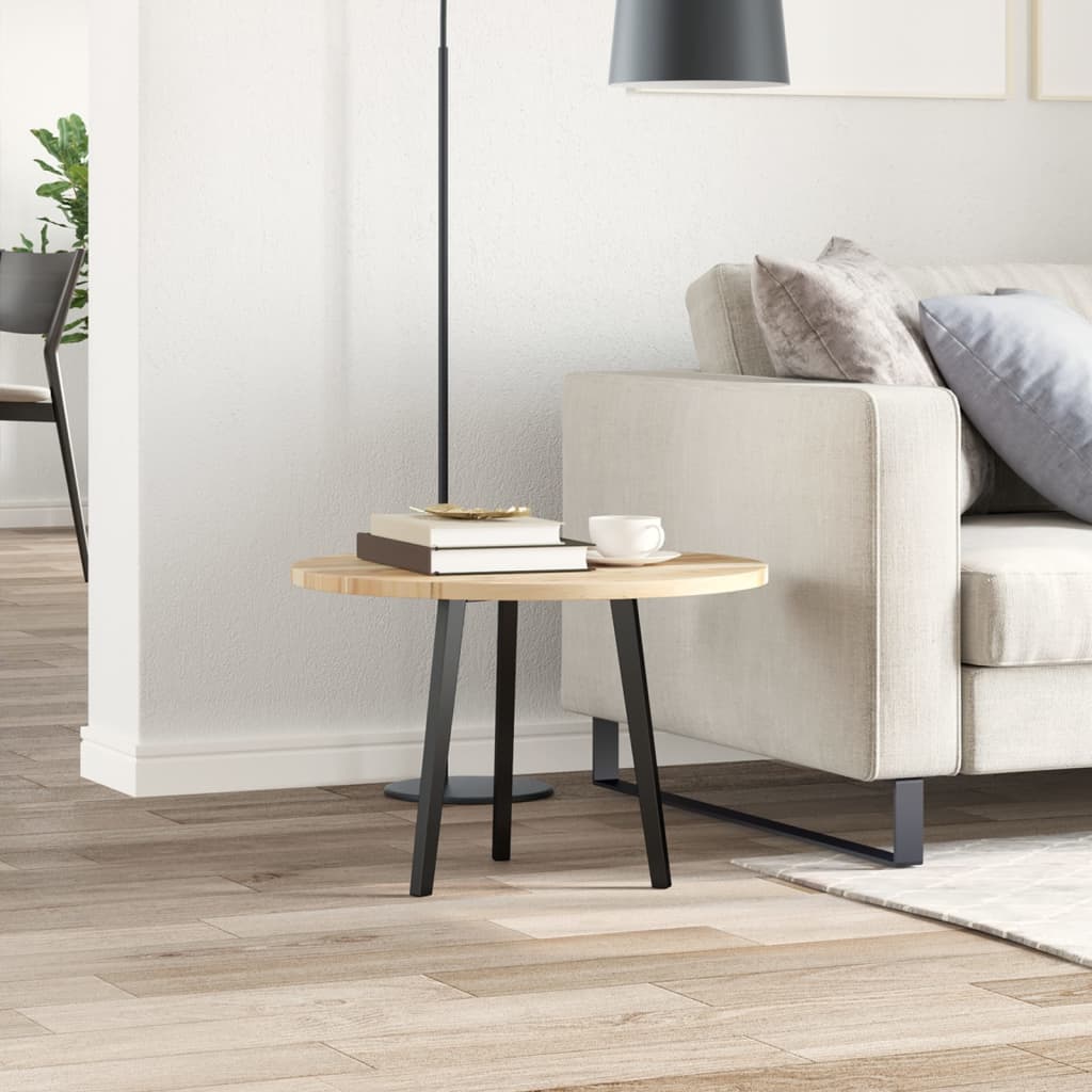 Kerek tömör akácfa asztallap Ø60 x 2 cm 3