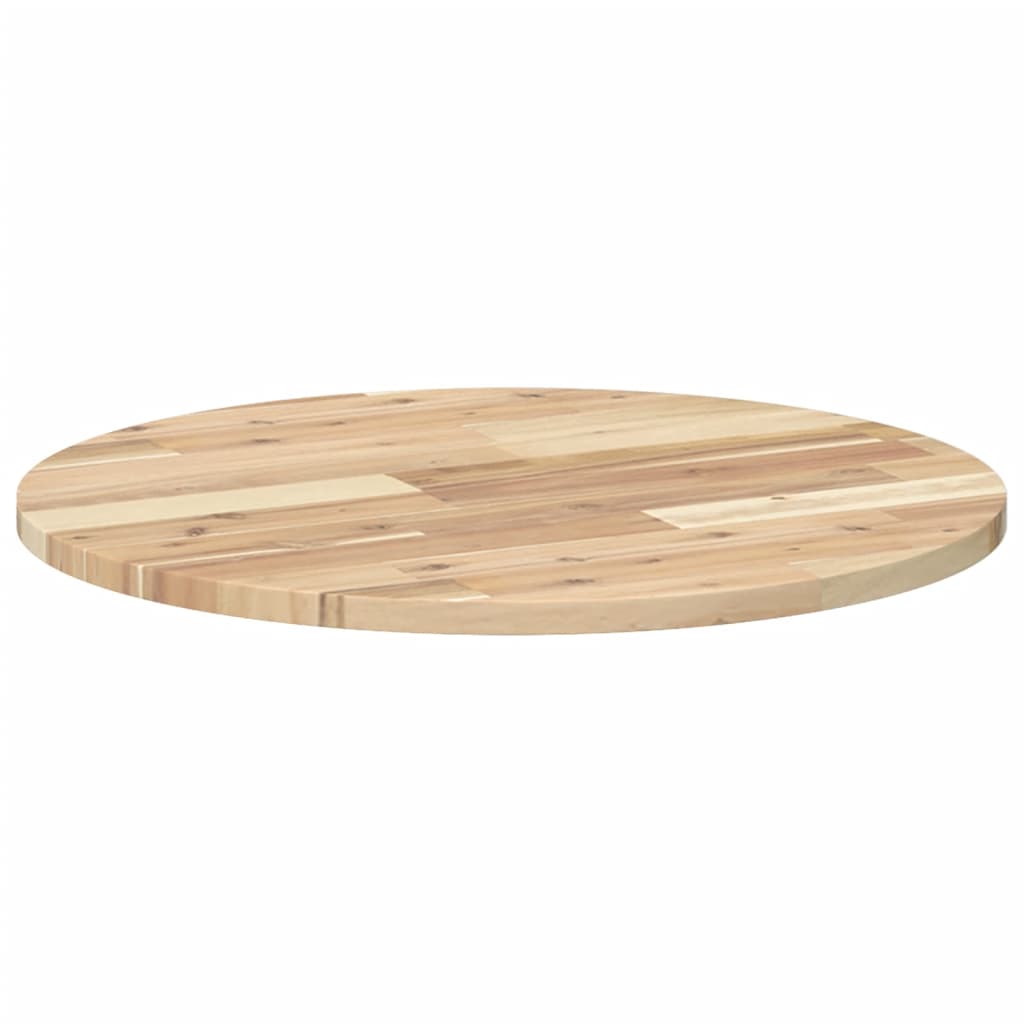 Kerek tömör akácfa asztallap Ø60 x 2 cm 5