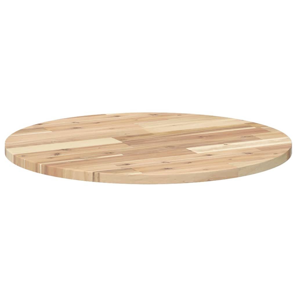Kerek tömör akácfa asztallap Ø60 x 2 cm 7