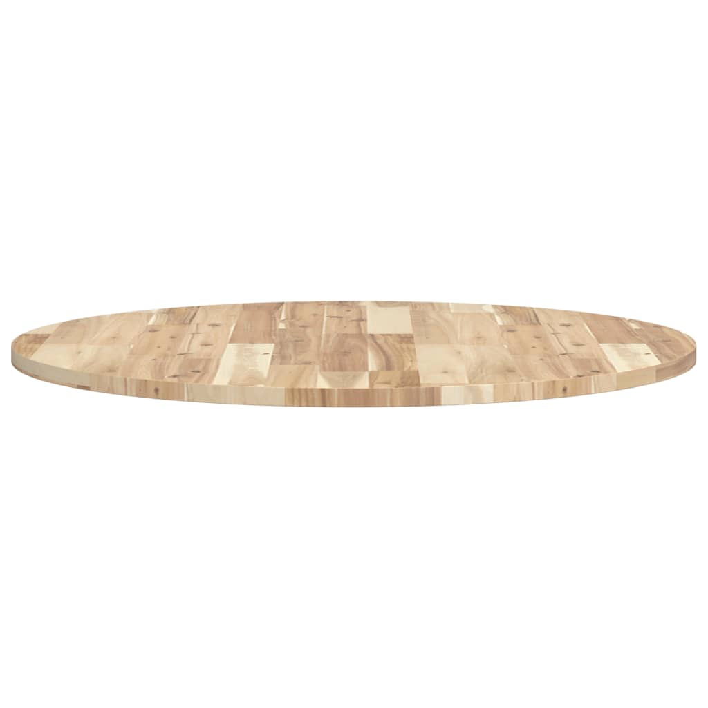 Kerek tömör akácfa asztallap Ø80 x 2 cm 6