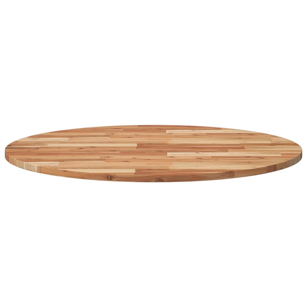 Kerek tömör akácfa asztallap Ø90 x 2 cm 4