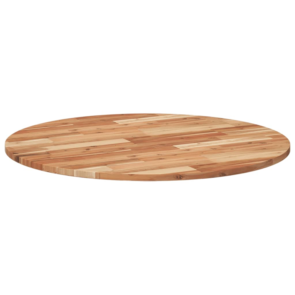 Kerek tömör akácfa asztallap Ø90 x 2 cm 5