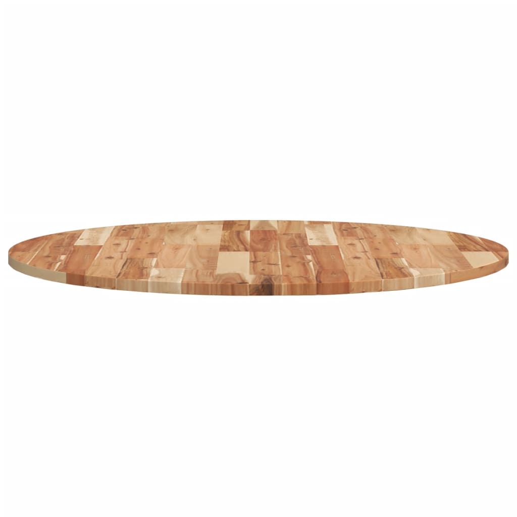 Kerek tömör akácfa asztallap Ø90 x 2 cm 6