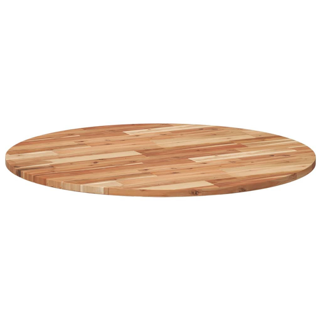 Kerek tömör akácfa asztallap Ø90 x 2 cm 7