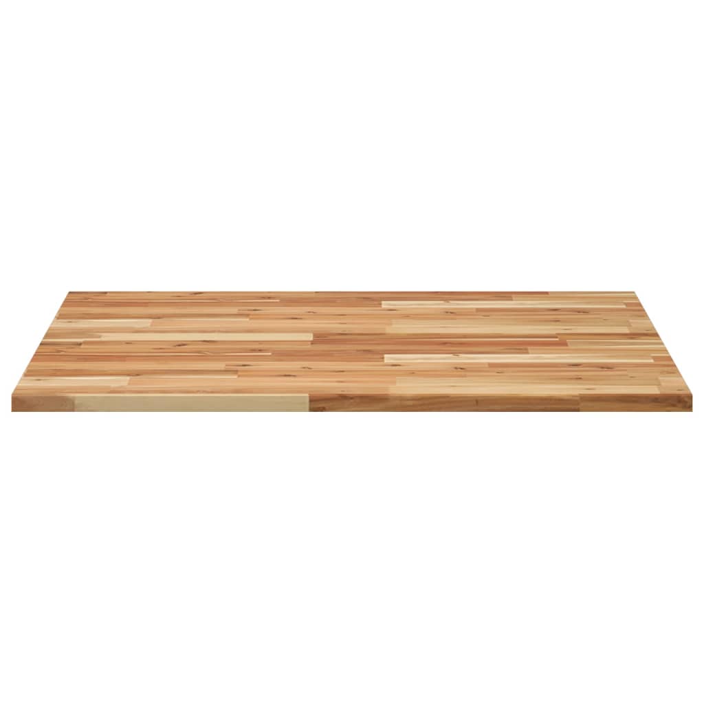 Négyzet alakú tömör akácfa asztallap 80 x 80 x 2 cm 4