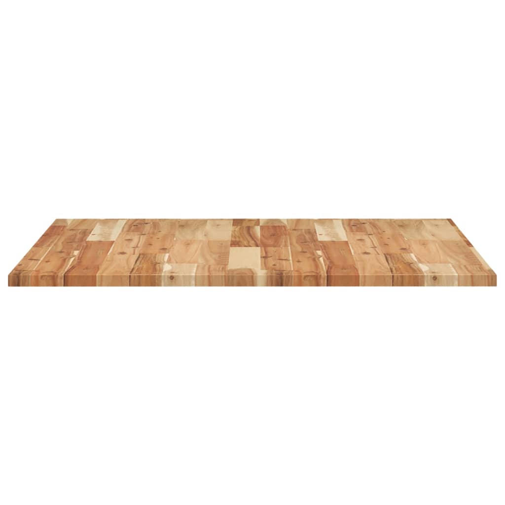 Négyzet alakú tömör akácfa asztallap 80 x 80 x 2 cm 6
