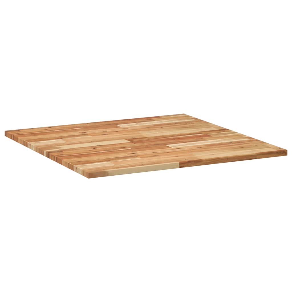 Négyzet alakú tömör akácfa asztallap 80 x 80 x 2 cm 7