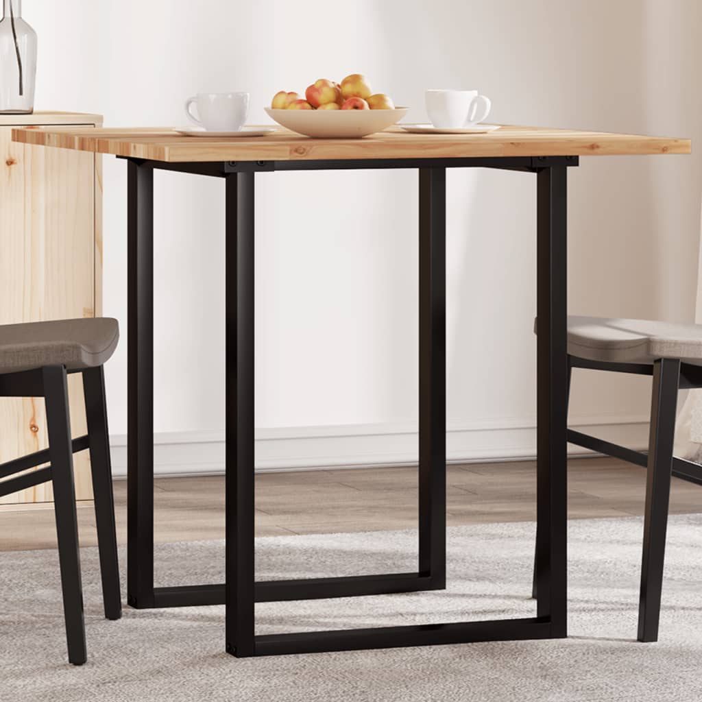 Négyzet alakú tömör akácfa asztallap 80 x 80 x 2 cm