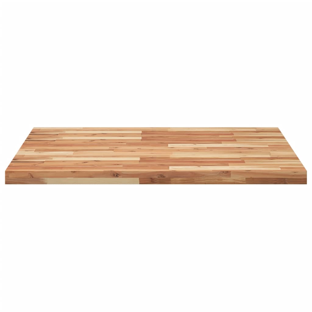 Négyzet alakú tömör akácfa asztallap 90 x 90 x 4 cm 4