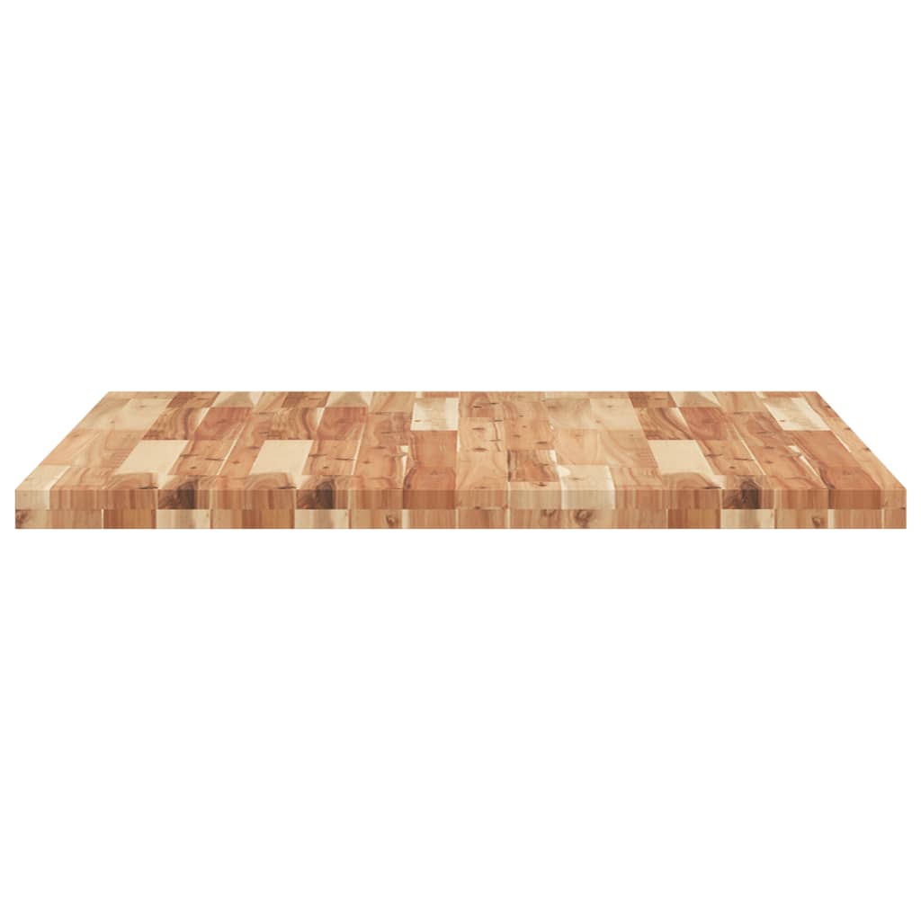 Négyzet alakú tömör akácfa asztallap 90 x 90 x 4 cm 6