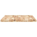 Négyszög alakú tömör akácfa asztallap 100 x 80 x 4 cm 7