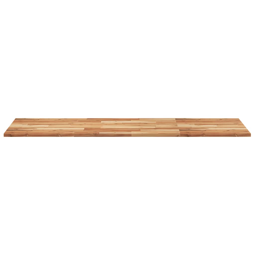 Négyszög alakú tömör akácfa asztallap 120 x 60 x 2 cm 5