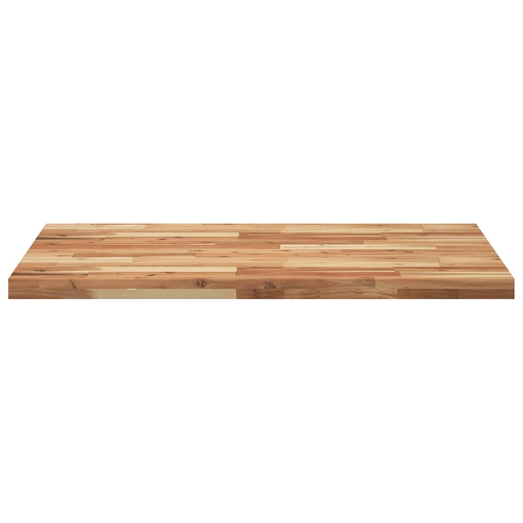 Négyszög alakú tömör akácfa asztallap 120 x 70 x 4 cm 5